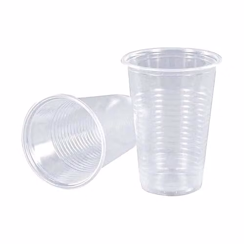 KAV Pack of 1000 Transparent Plastic Tumbler Cups, 180 ml – 1