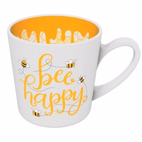 Global Journey Multicolour and White Ceramic Novelty Mug, 400ml – 1