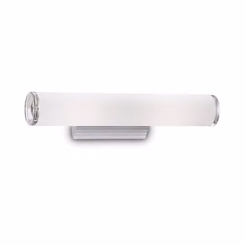 Netlighting Camerino 2 Light Modern White Wall Light for Mirrors with E14 Base