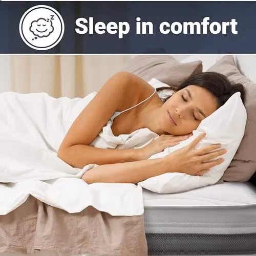 The White Stone Antibacterial Waterfoam Mattress in White, Height: 20 cm, W/D/H: 130 x 175 x 20 cm – 6