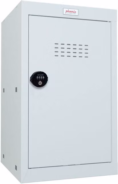 Phoenix Safe Company Size 3 Light Grey Metal Cube Locker with Combination Lock, W/D/H: 60 x 60 x 60 cm