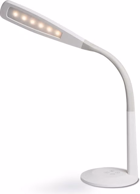 Purelite Adjustable LED Desk Lamp in White