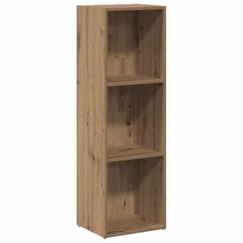 vidaXL Artisan Oak Book Cabinet, Brown, W/D/H: 36 x 30 x 114 cm – 1