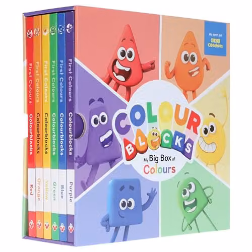 Colourblocks: My Big Box of Colours Numberblocks Board Books by Sweet Cherry Publishing, Multicolour