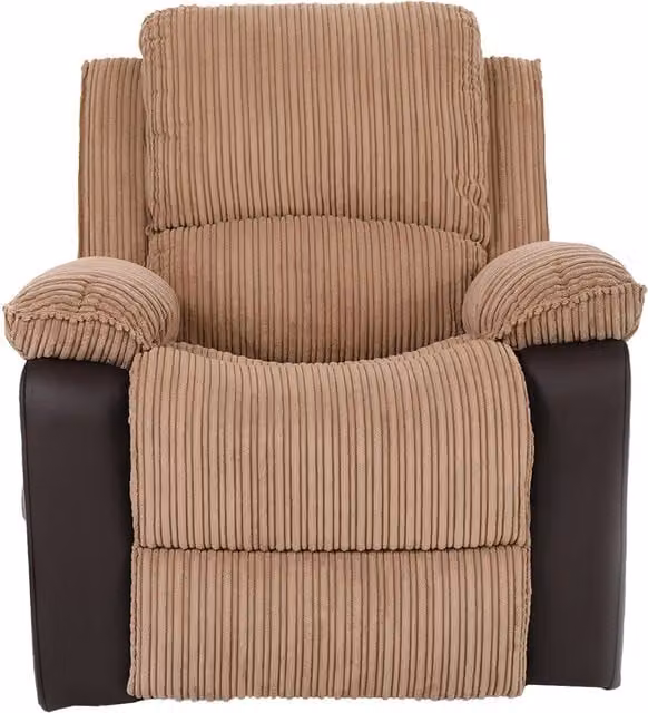 Furniture One Electric Rise Recliner Armchair with Dual Motor and Massager in Brown