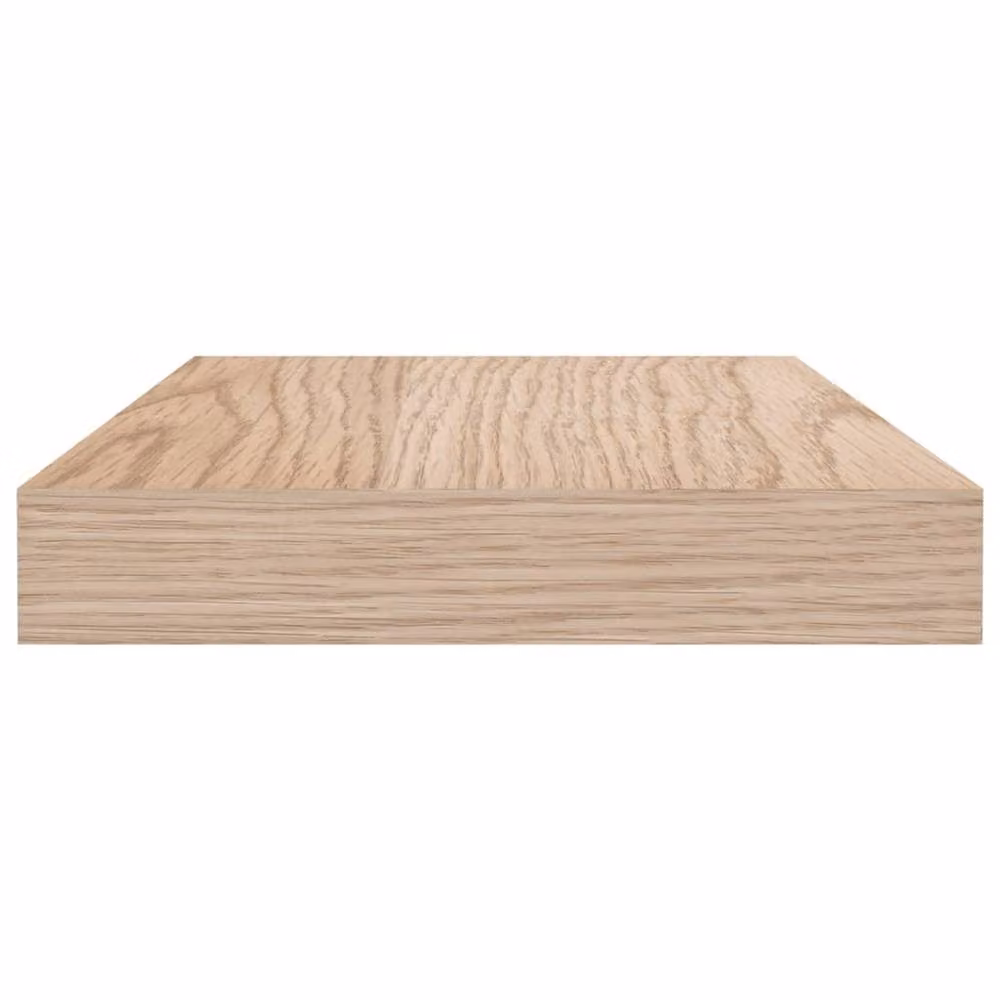 Berkfield Home Floating Wall Mounted Shelf in Light Tan Beige, W/D/H: 90 x 23.5 x 4 cm – 2