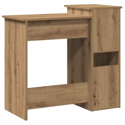 vidaXL Modern Desk in Brown, W/D/H: 84 x 40 x 78 cm – 7