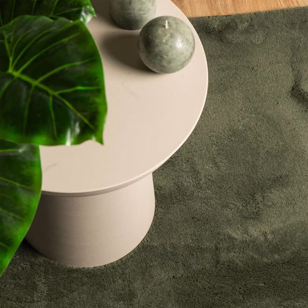 Berkfield Home HUARTE Short Pile Soft and Washable Rug, Forest Green, W: 140 cm, L: 200 cm – 4
