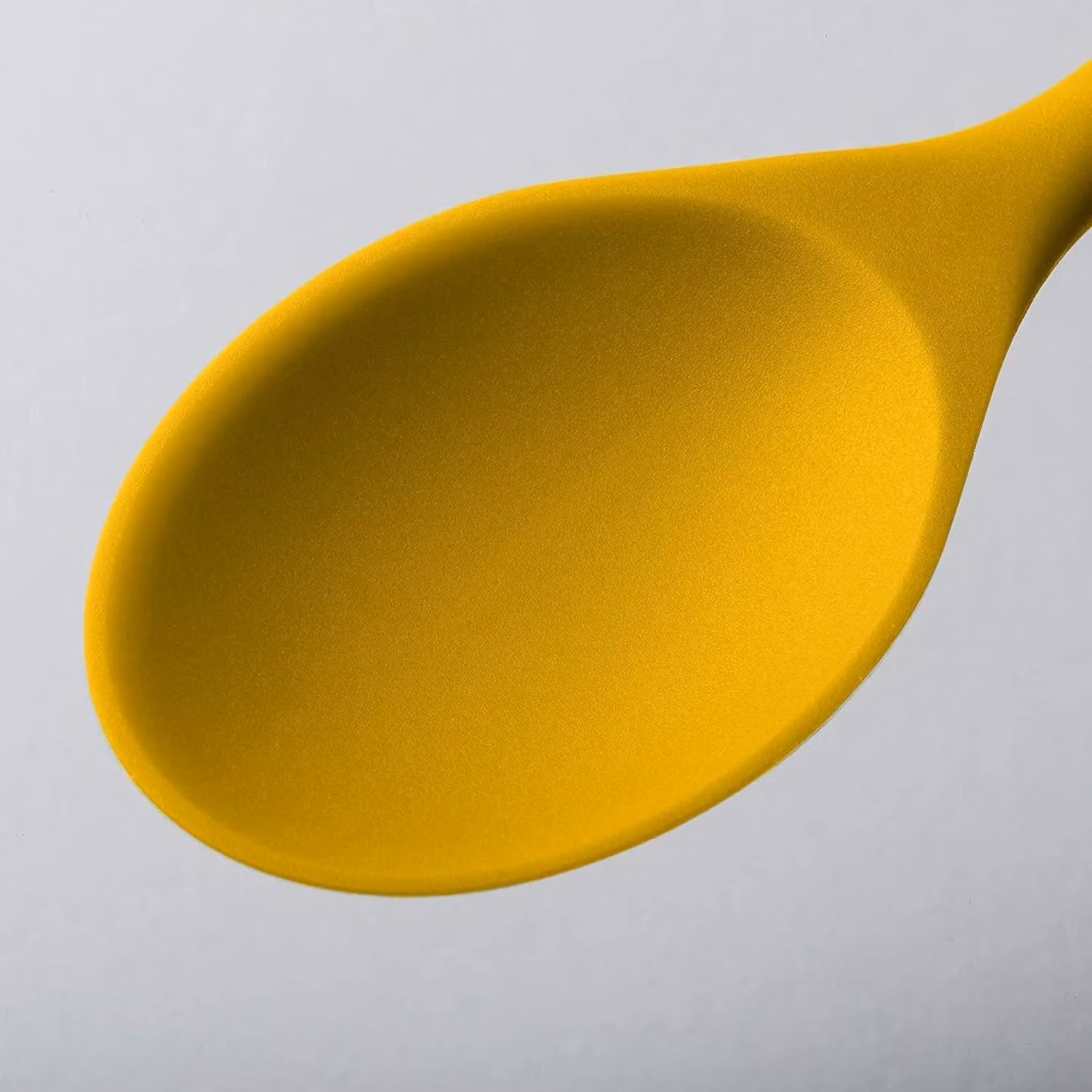 Zeal Silicone Non-Stick Cooking Spoon, Heat-Resistant, Yellow, 28 cm – 5