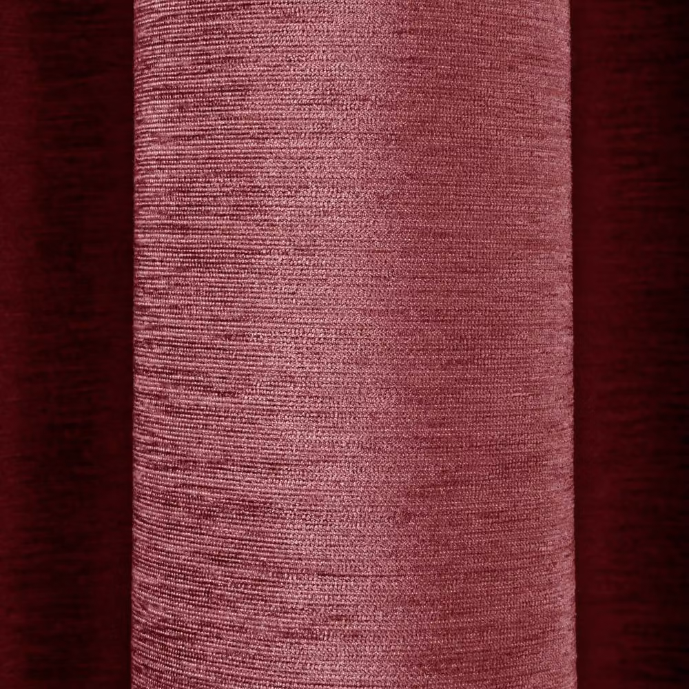 Smart Living Luxury Red Chenille Eyelet Lined Curtains, 2 Fabric Panels, Width: 117 cm, Drop: 137 cm – 3