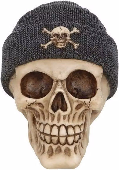 Something Different Brown Skull Tabletop Ornament