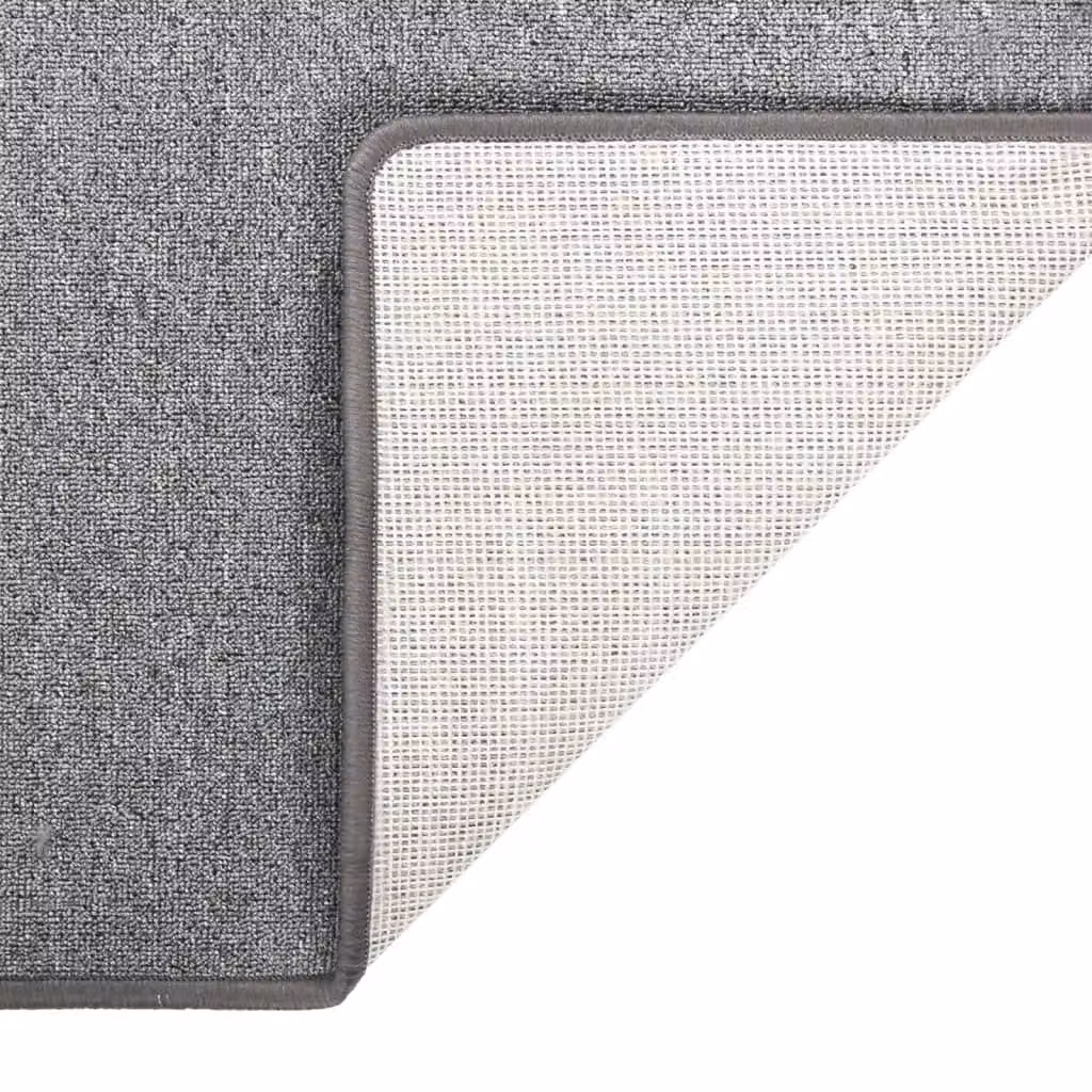 Berkfield Home Hand Tufted Polypropylene Carpet Runner in Grey, W: 50 cm x L: 300 cm – 3