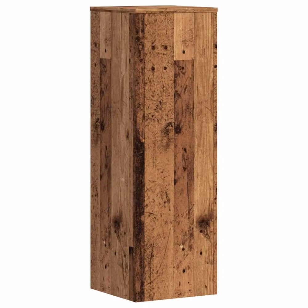 Berkfield Home Old Wood Plant Stand in Brown, W/D/H: 33 x 33 x 100 cm – 3
