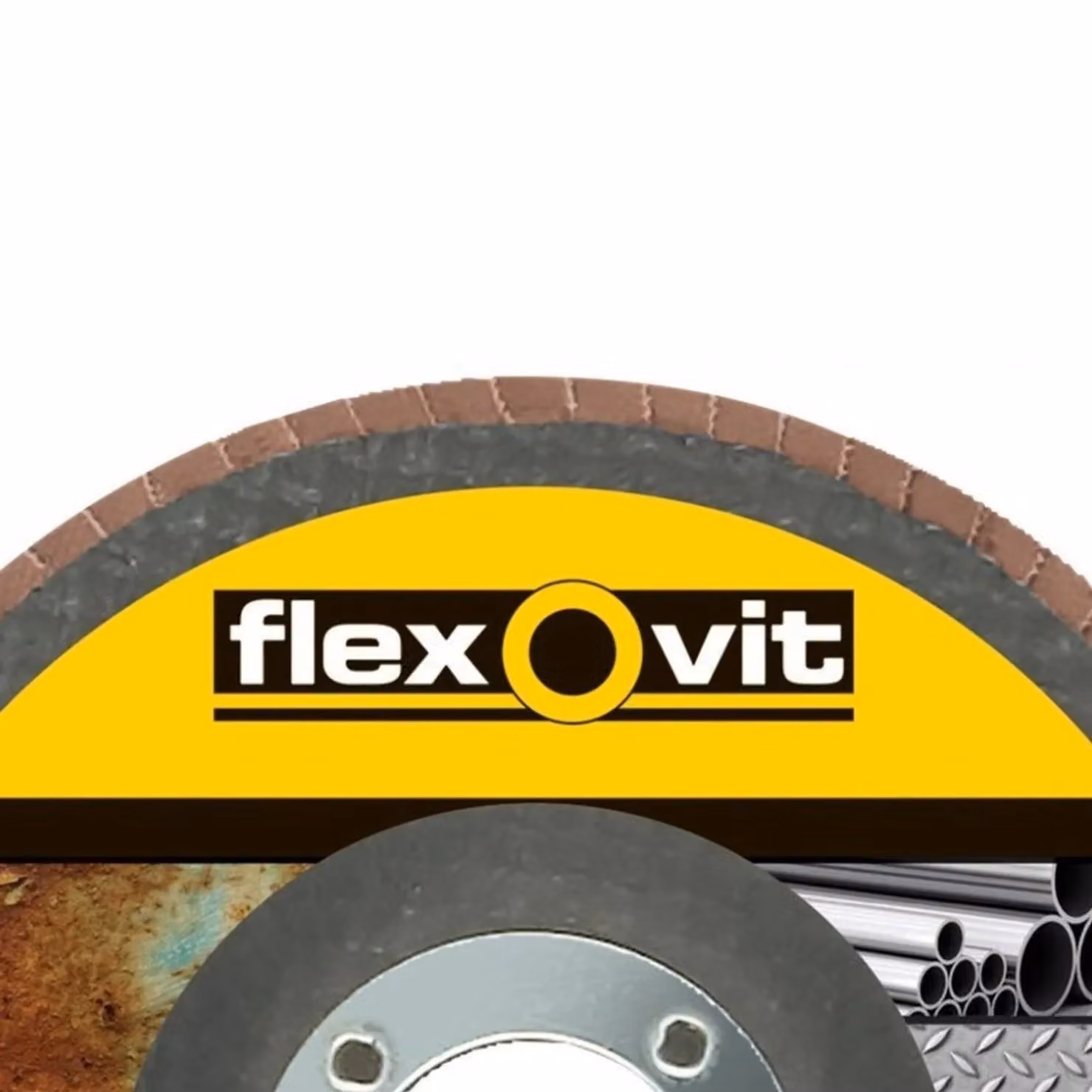 Flexovit Multicolour Flap Disc for Angle Grinders for Metal, Wood and Paint – 2