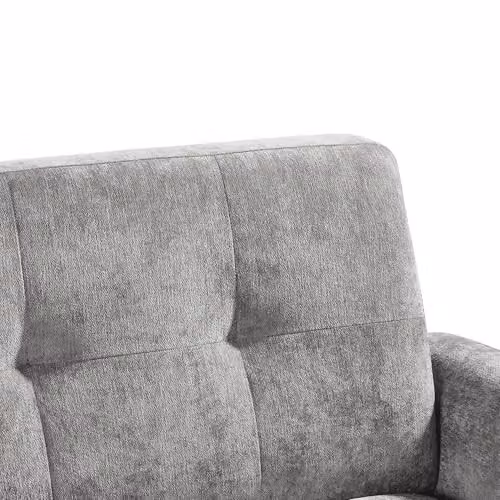 Julian Bowen Monza Grey Fabric Click Clack Sofa Bed – 3