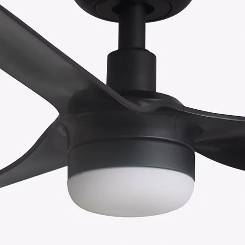 Netlighting Mini Punt 90cm LED Ceiling Fan in Matt Black – 3