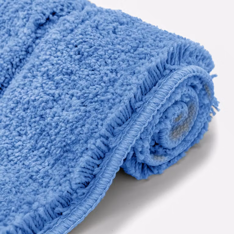 Velosso Mayfair Microfibre Cashmere Feel Non-Slip Bathmat in Jade Green