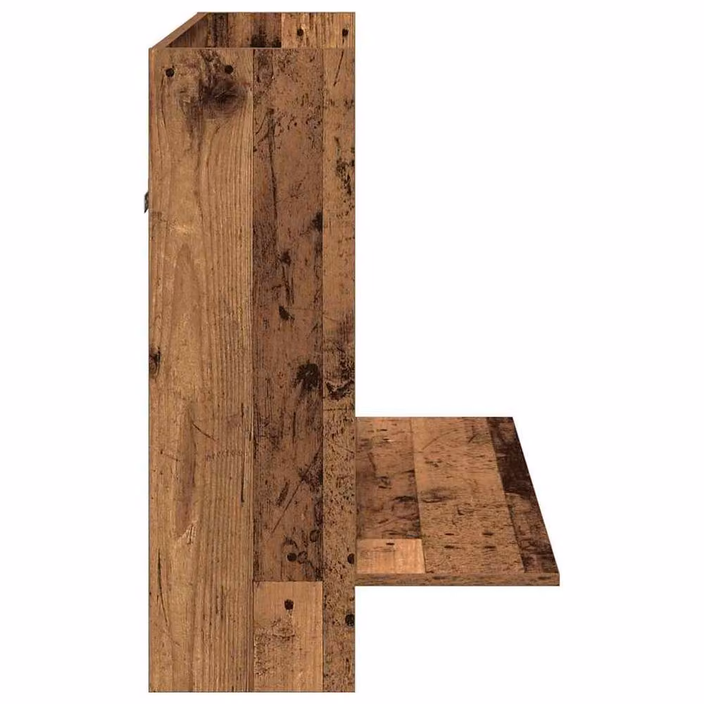 Berkfield Home Modern Wall-Mounted Writing Desk in Brown, W/D/H: 105 x 48 x 75 cm – 4