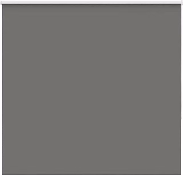 Berkfield Home Grey Blackout Roller Blind, Thermal Insulating Polyester, W: 160 cm, H: 175 cm – 1