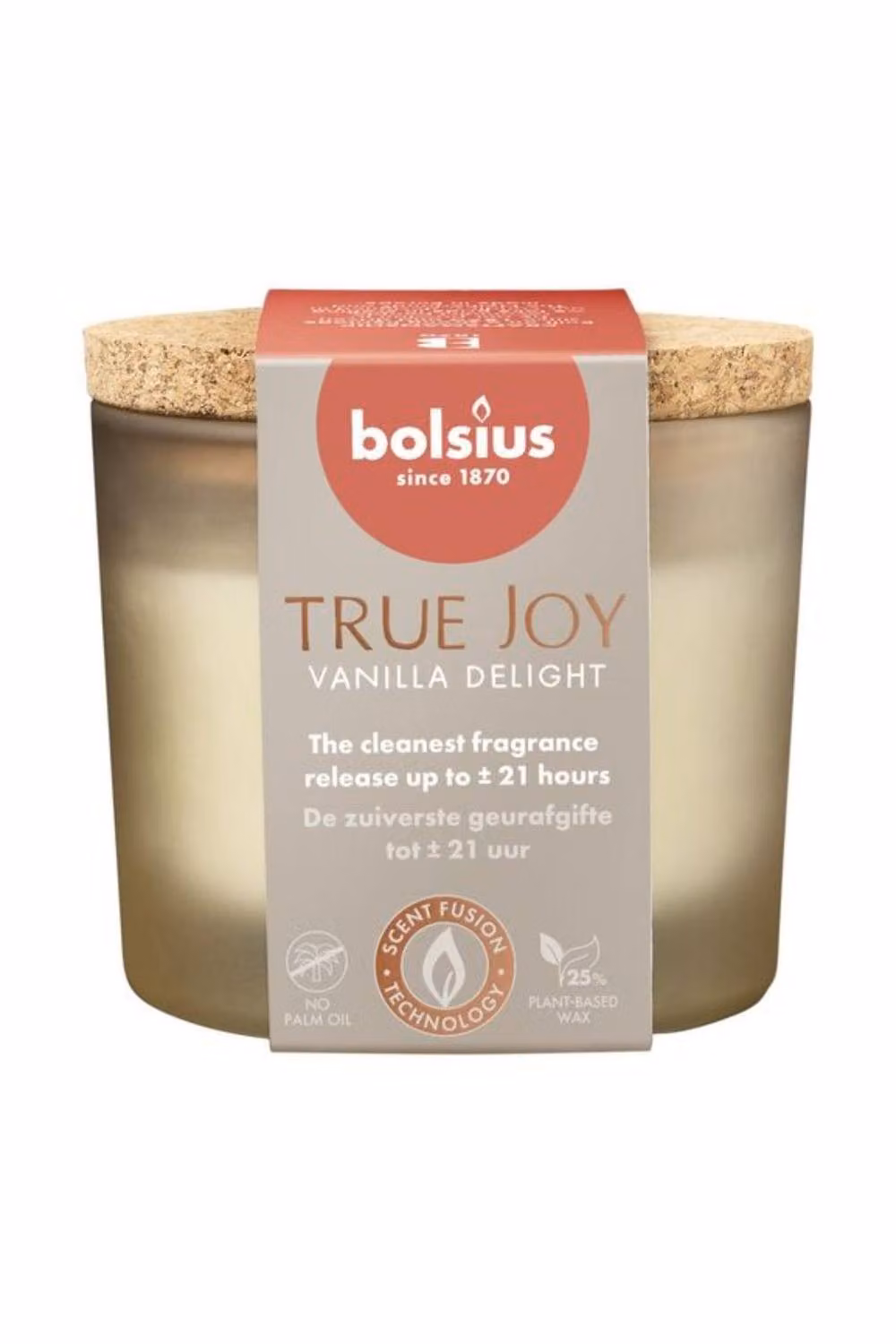 KDMD True Joy Vanilla Delight Gourmand Glass Candle in Brown – 2