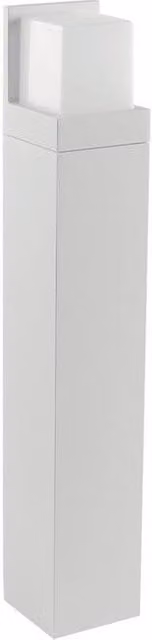 Netlighting NISMO Outdoor LED Bollard, White, H 60 x W 10 x D 10 cm, IP54, 560lm, 4000K