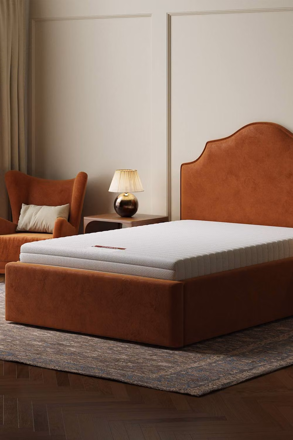 Rest Relax Visco Therapy Balance Ortho Foam Firm Mattress in White, W/D/H: 140 x 200 x 20 cm – 2