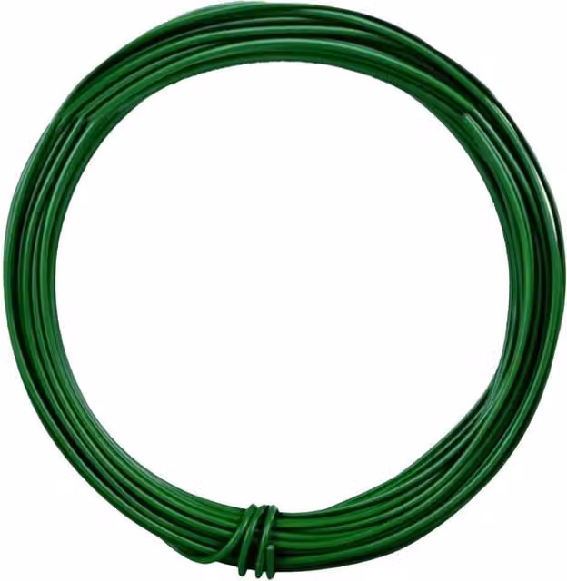 Ambassador Green PVC Coated Garden Support Wire 2mm x 15m