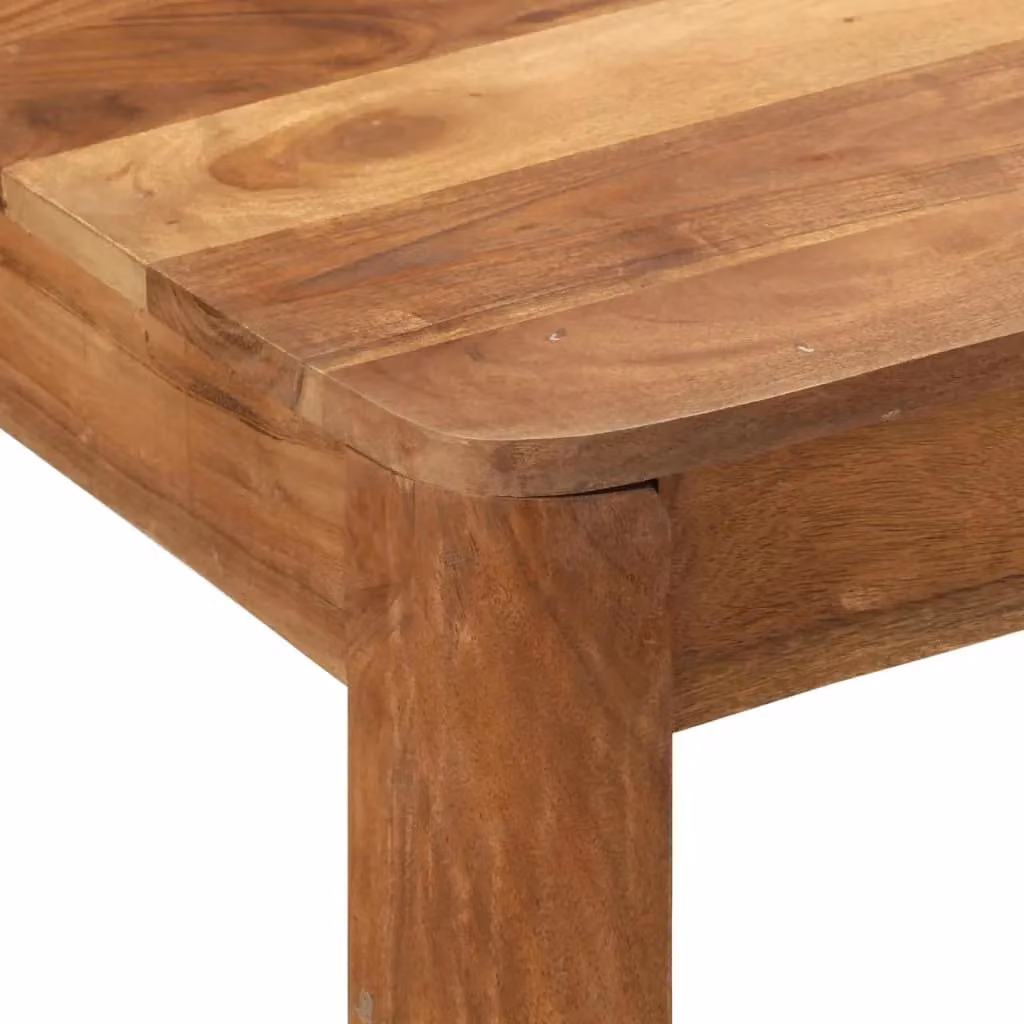 Berkfield Home Acacia Wood Bar Table with Honey Finish in Brown, W/D/H: 110 x 55 x 106 cm – 4