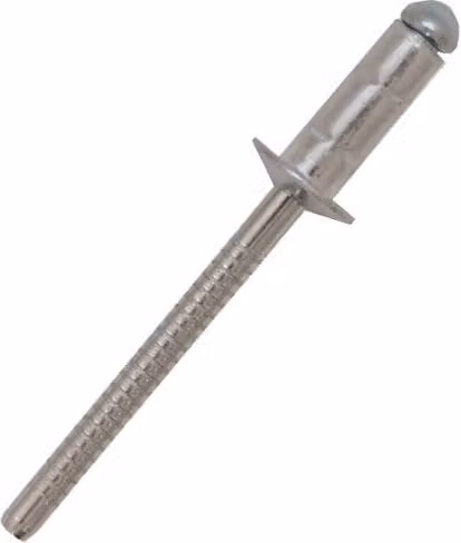 JRP Riveting Products A2 Stainless Steel Dome Head Rivets, Silver, 3.2 x 10 mm, Box of 1000