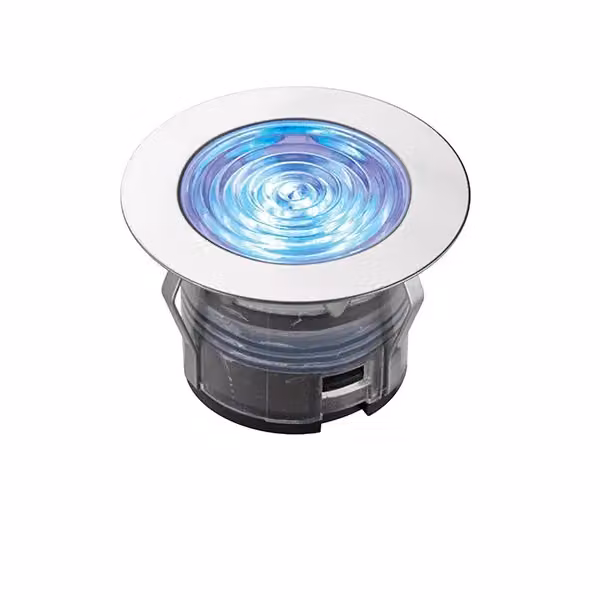 Netlighting Ikonpro CCT Integrated LED Outdoor Recessed Ground Light in Polished Stainless Steel and Transparent Glass, IP67 Rated – 2