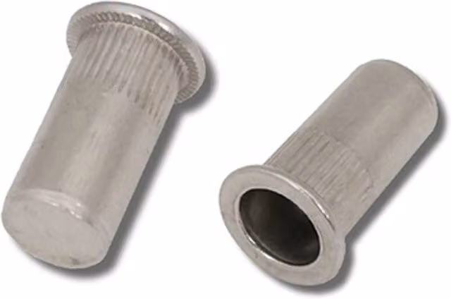 JRP Riveting Products M10 x 30.0 A2 Stainless Steel Rivet Nuts, Silver, Box of 100