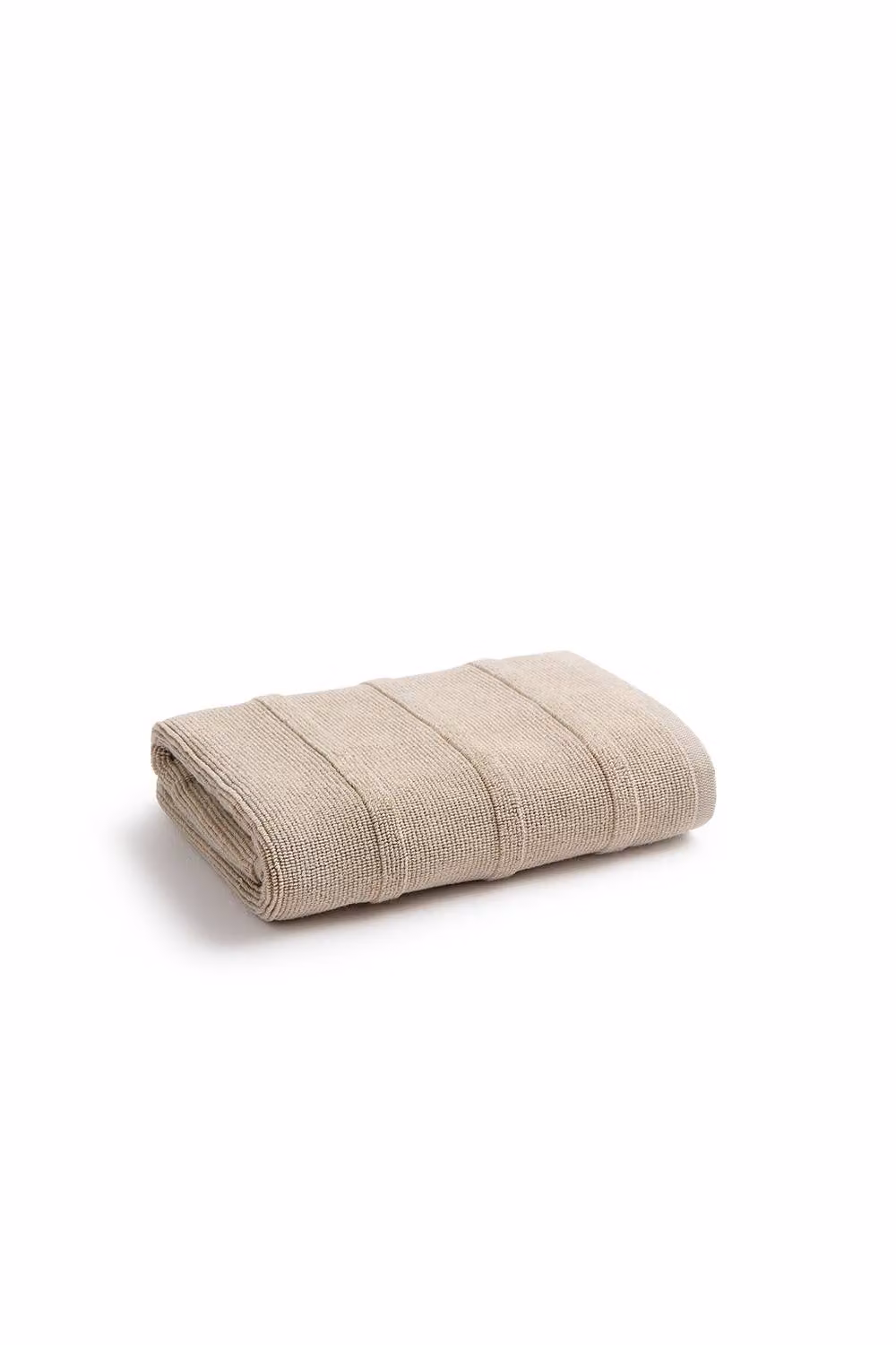 Christy Highgate Ribbed Turkish Cotton Textured Towels in Beige – 2