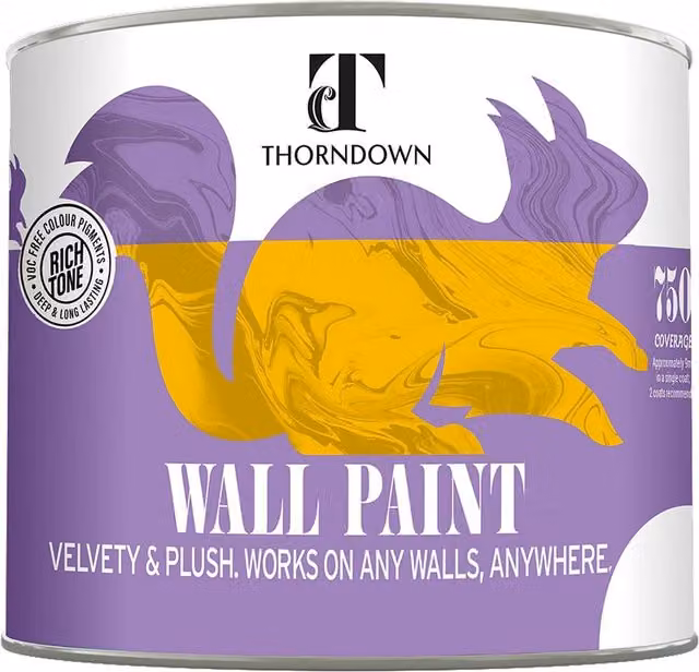 Thorndown Bergamot Grey Matt Wall Paint