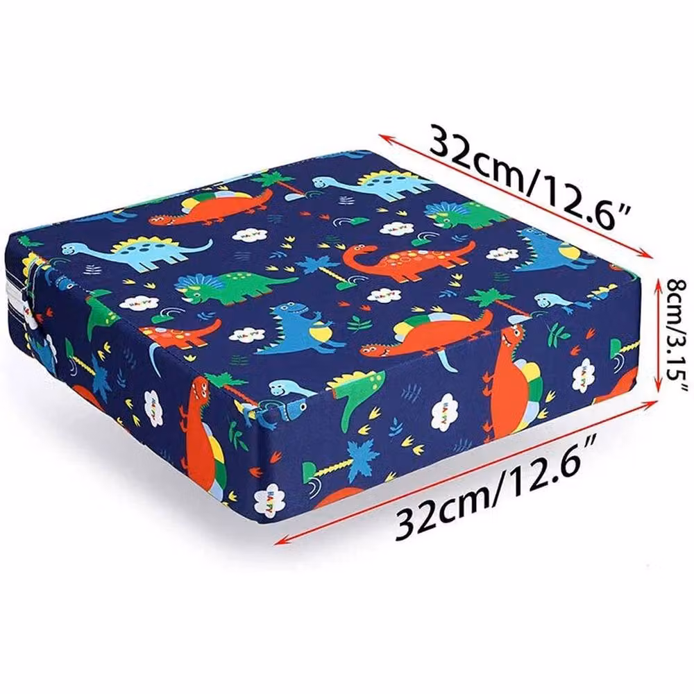 NESTLUNE Dinosaur Baby Booster Highchair Pad and Seat Cushion, Multicolour and White – 2
