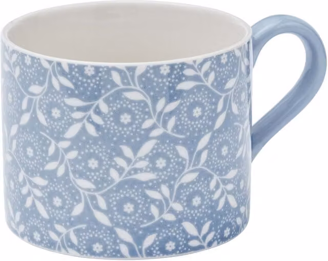 Murmur Nyla Floral Stoneware Mug in Blue