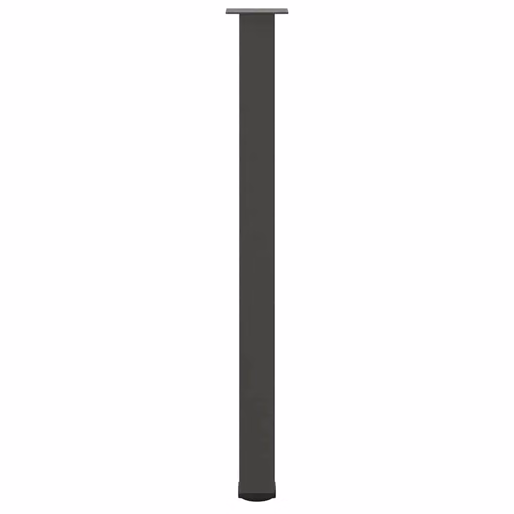Berkfield Home Steel Coffee Table Legs, 4 Pieces, Anthracite Black Matt Finish – 3