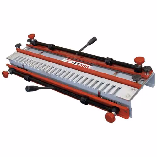 Holzmann ZFS600 Dovetail Template in Silver and Red, Aluminium with Fixed Base, W/D/H: 74.0 x 28.0 x 15.0 cm