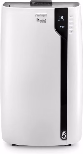 DeLonghi Pinguino PACEX100 Silent Monobloc Portable Air Conditioner with Remote Control, White