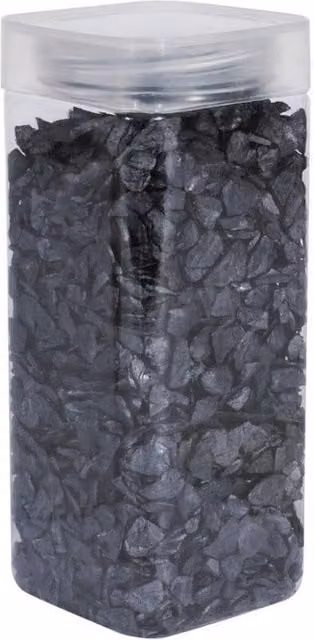 KDMD Pearlised Black Glass Pebbles, 2 Pack of 750g
