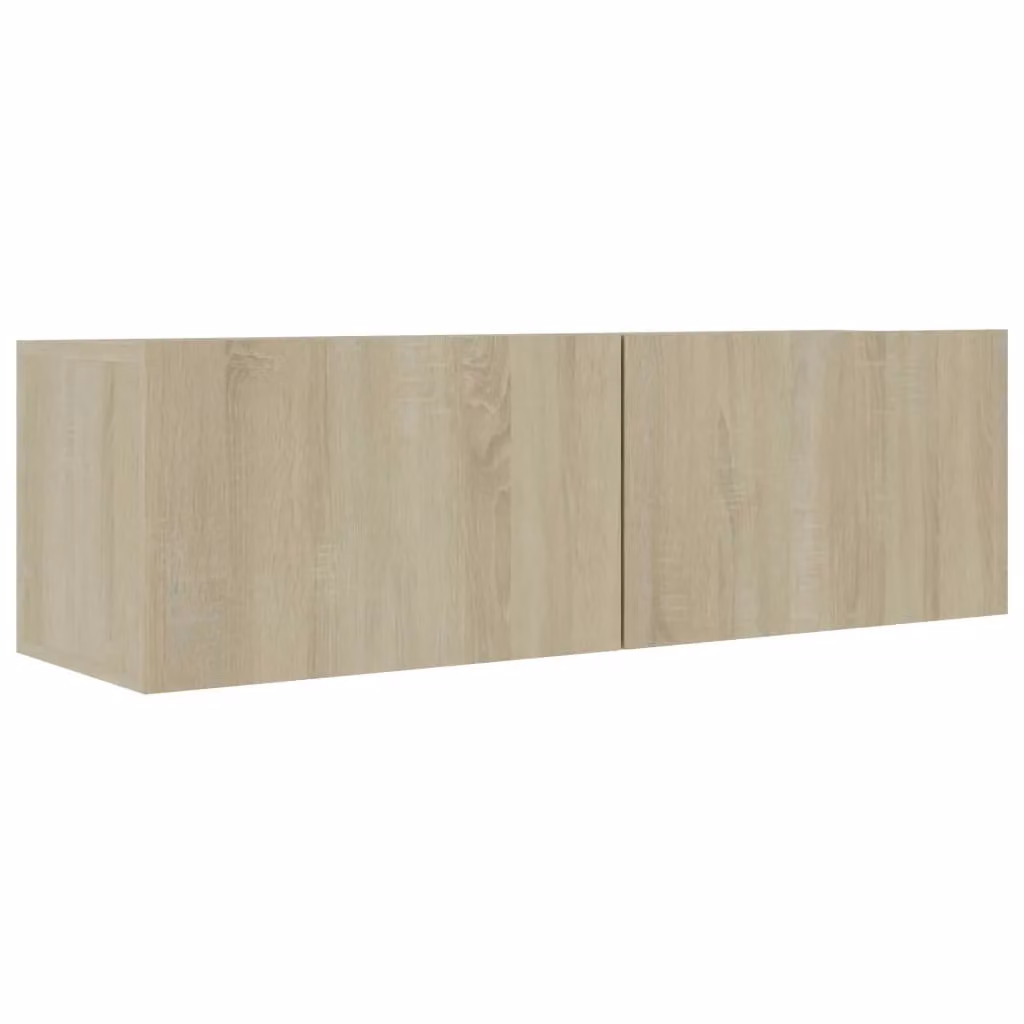 Berkfield Home Modern TV Cabinet in Sonoma Oak Brown, W/D/H: 100 x 30 x 30 cm – 2