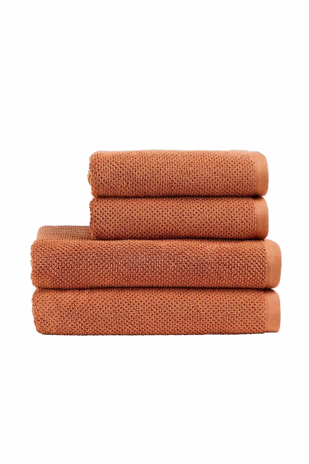 CHRISTY Brixton Luxury Textured 100% Cotton Towels in Terracotta – 2