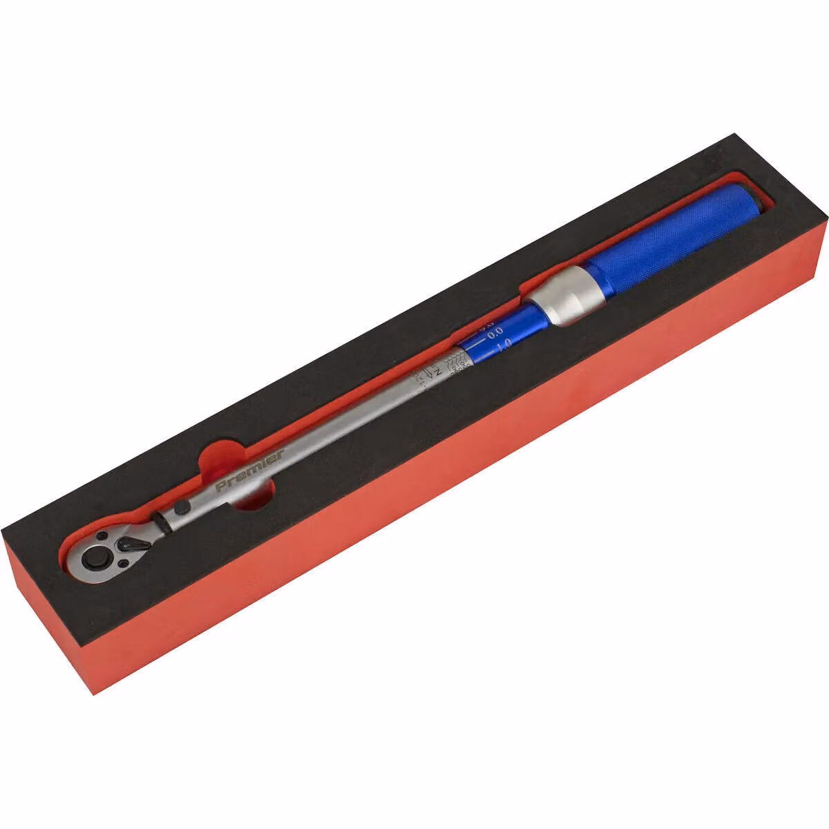 Loops Micrometer Style Torque Wrench with 3/8 inch Square Drive, 20 to 120 Nm Range, Chrome Vanadium – 3