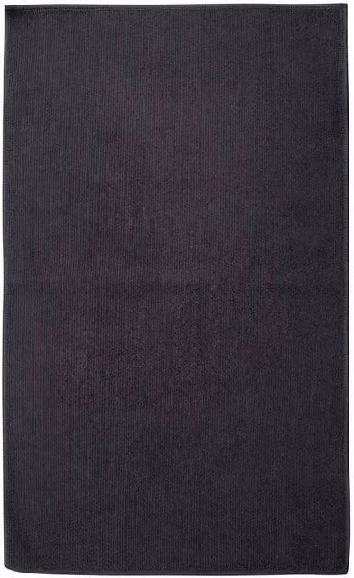 Towel City Microfibre Guest Towel in Dark Grey, Quick-Drying and Fluffy, W: 30 cm x H: 50 cm