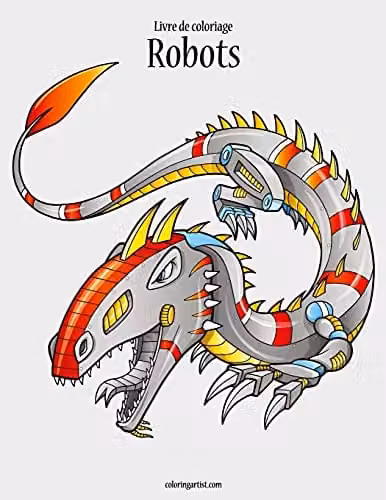 Robots 1: Volume 1 Colouring Book for Children by Createspace, Multicolour