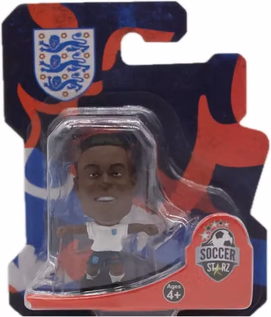SoccerStarz Marc Guehi England 2024 Version Mini Figure, White, Height: 5 cm