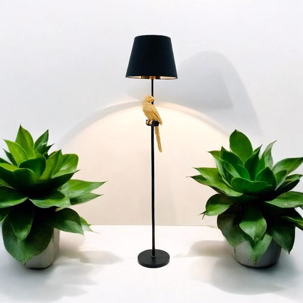 Minster Black Shade Floor Lamp, W/D/H: 37 x 37 x 164 cm – 2