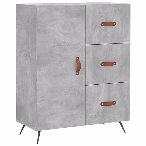 vidaXL Sideboard in Grey, W/D/H: 69.5 x 34 x 90 cm – 1
