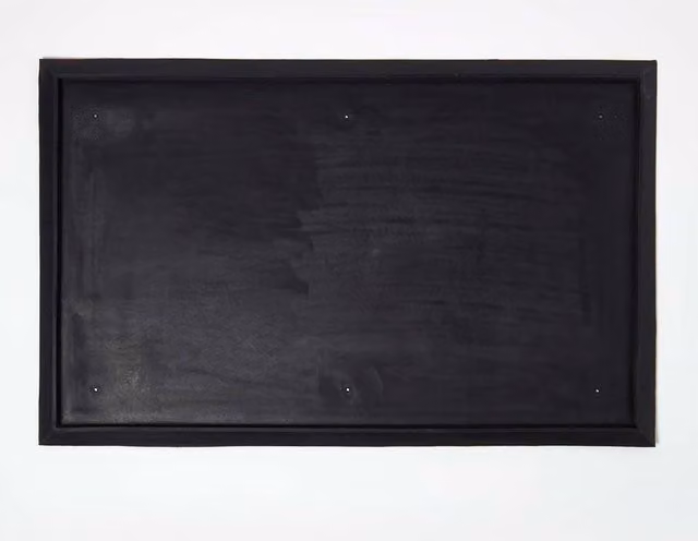 Homescapes Black Rubber Non-Slip Weatherproof Doormat Surround, W: 81 cm, D: 50 cm