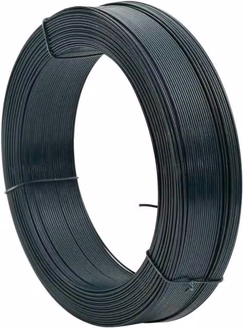Berkfield Home Plastic Coated Steel Fence Binding Wire, Blackish Green, 250 m, 0.9/1.4 mm – 1