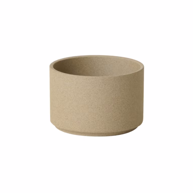 Hasami Porcelain Unglazed Small Dessert Bowl in Beige